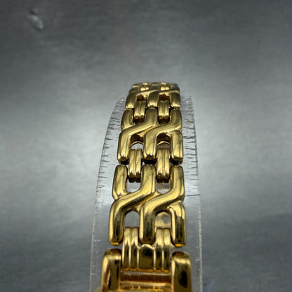 Seiko Watch Women 21mm Champagne Dial Gold Tone Round 1N00-1E09 New Battery LWF4