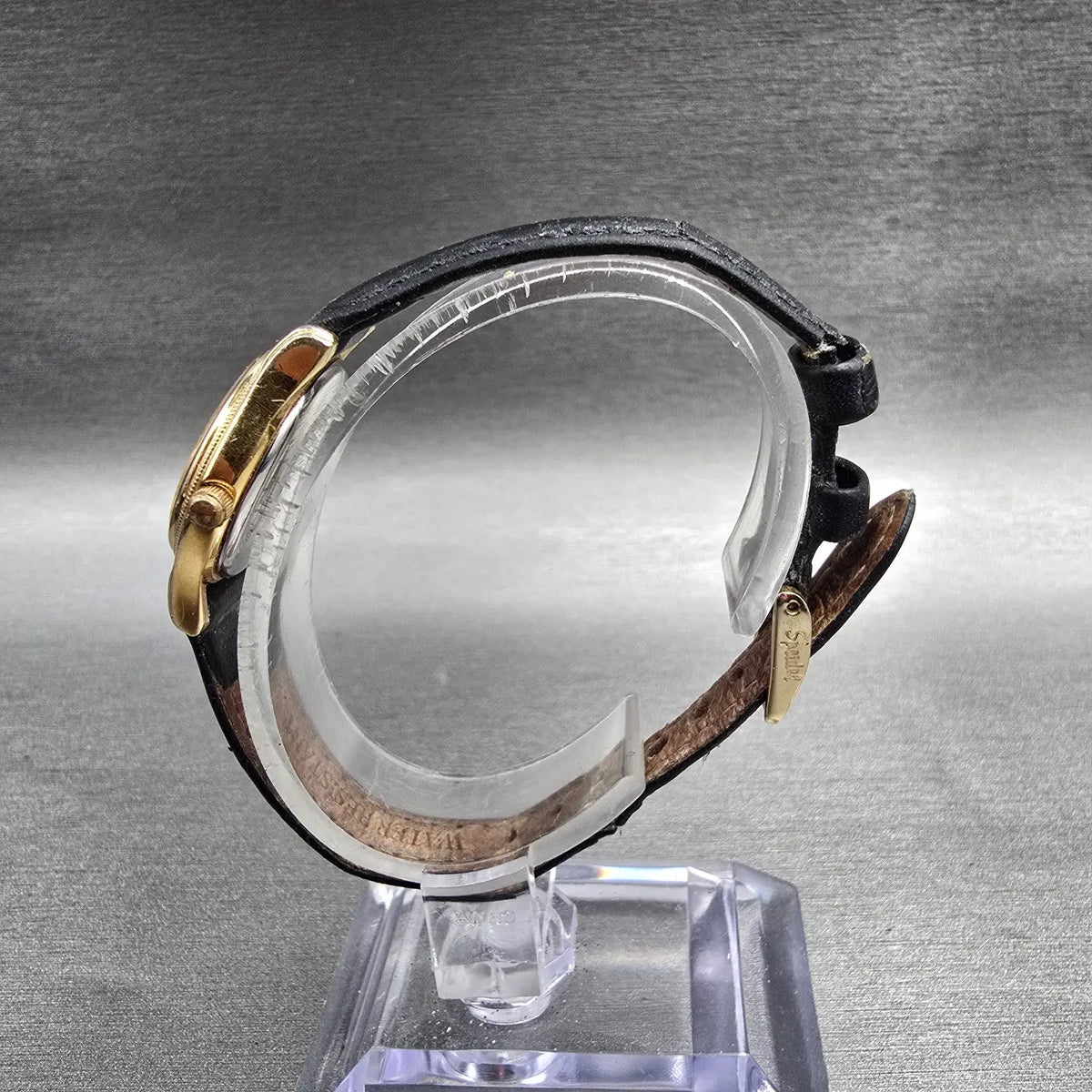 Citizen CQ Watch Women 22mm Silver Dial Gold Tone Round 3220-S32992 New Battery56