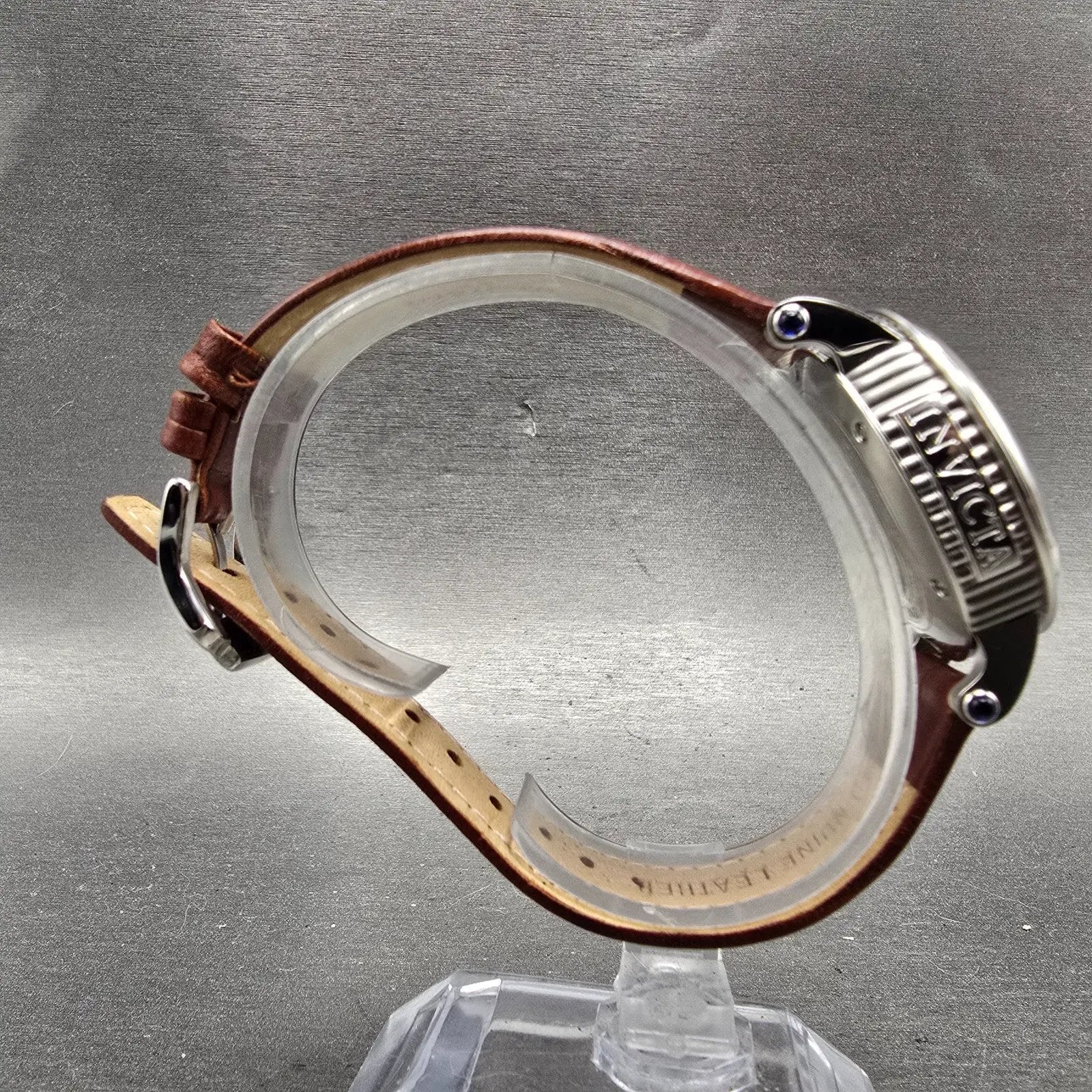 Invicta Automatic Watch Women 33mm Silver Dial Silver Tone Date Round 2806 Runs8