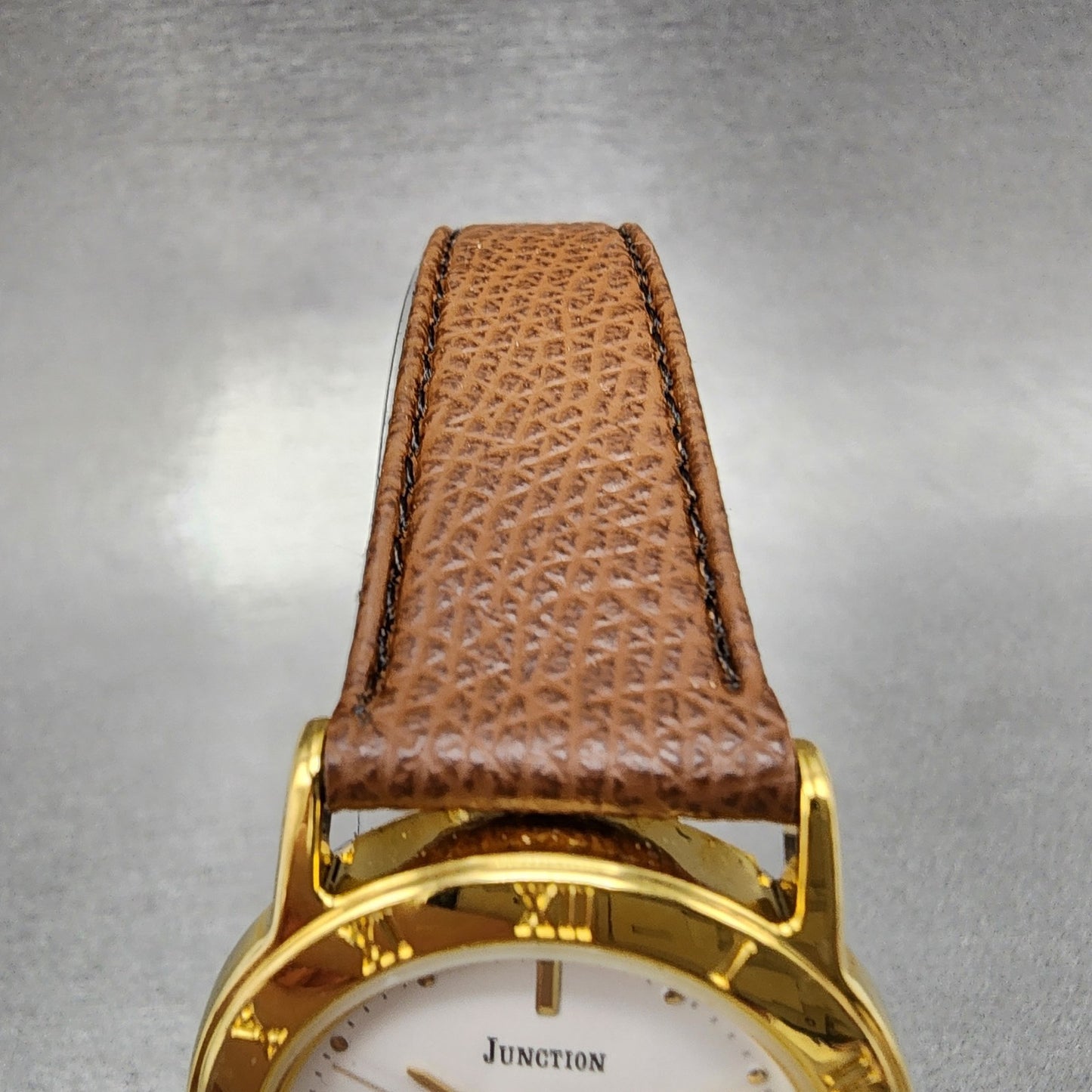 Citizen Junction Watch Women 31mm White Dial Gold Tone Round 6031343468 New Bat4