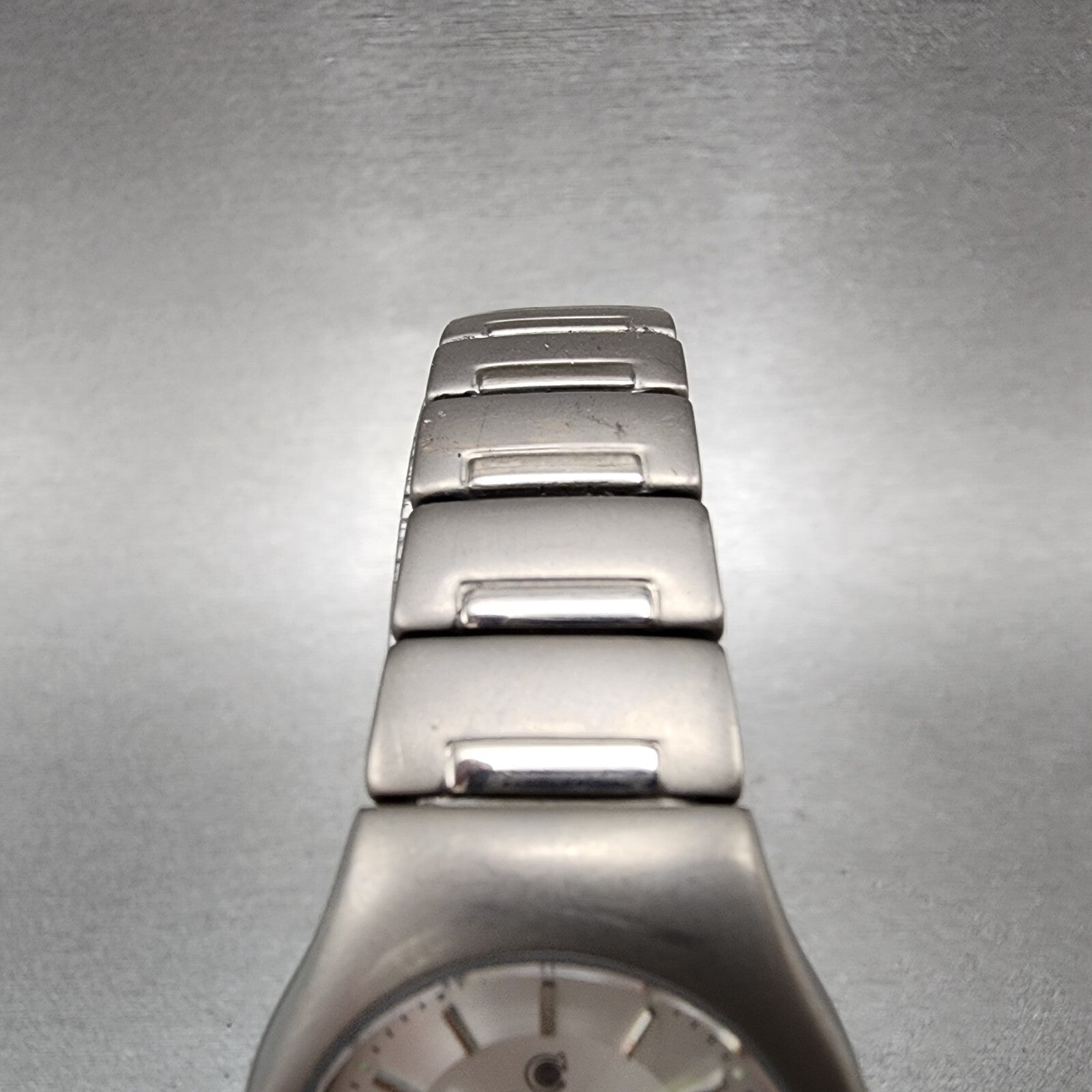 Cyma Watch Women 25mm Silver Dial Titanium Round 820 New Battery Vintage4
