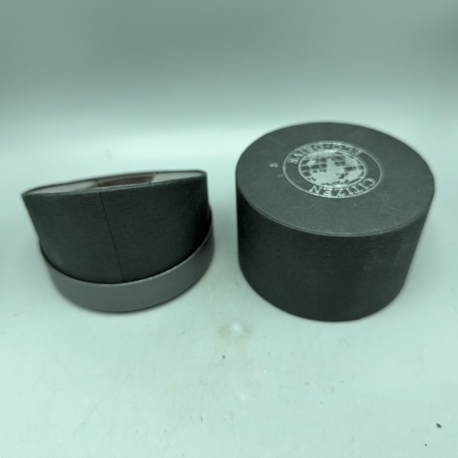 Citizen Presentation Watch Box Case Black Cardboard Round 2010's Eco-Drive4