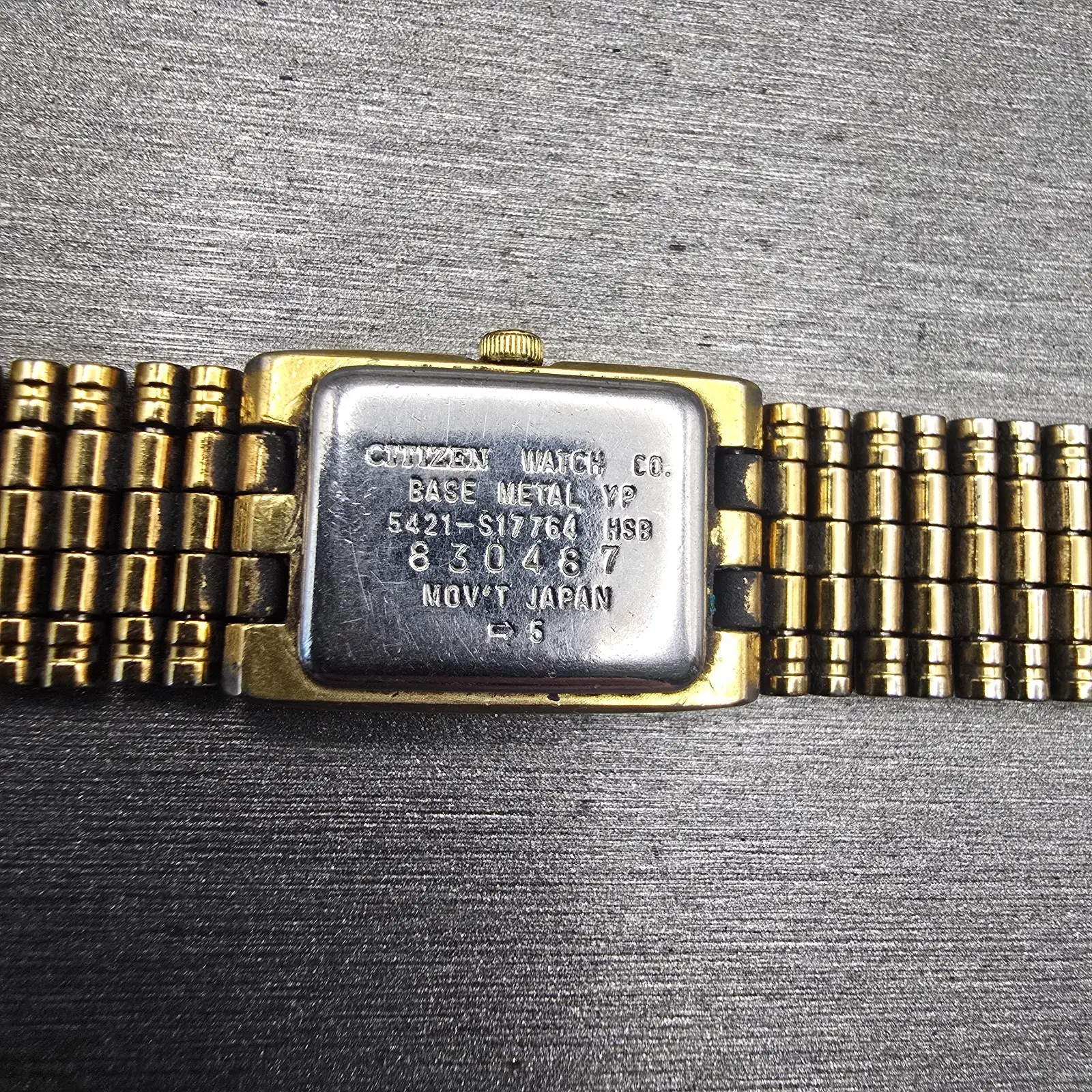 Citizen Elegance Watch Women 15mm Black Dial Gold Tone 5421-S17764 New Battery10