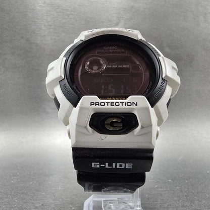 Casio G-Shock GWX-8900B Watch Men 53mm White Black Alarm Chronograph Solar Runs5