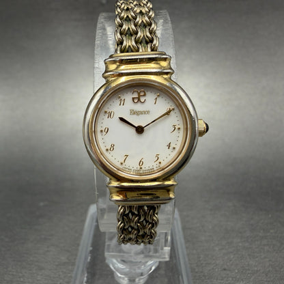 Citizen Elegance Watch Women 19mm White Dial Gold Tone Round 2200-241258 NewBatt0