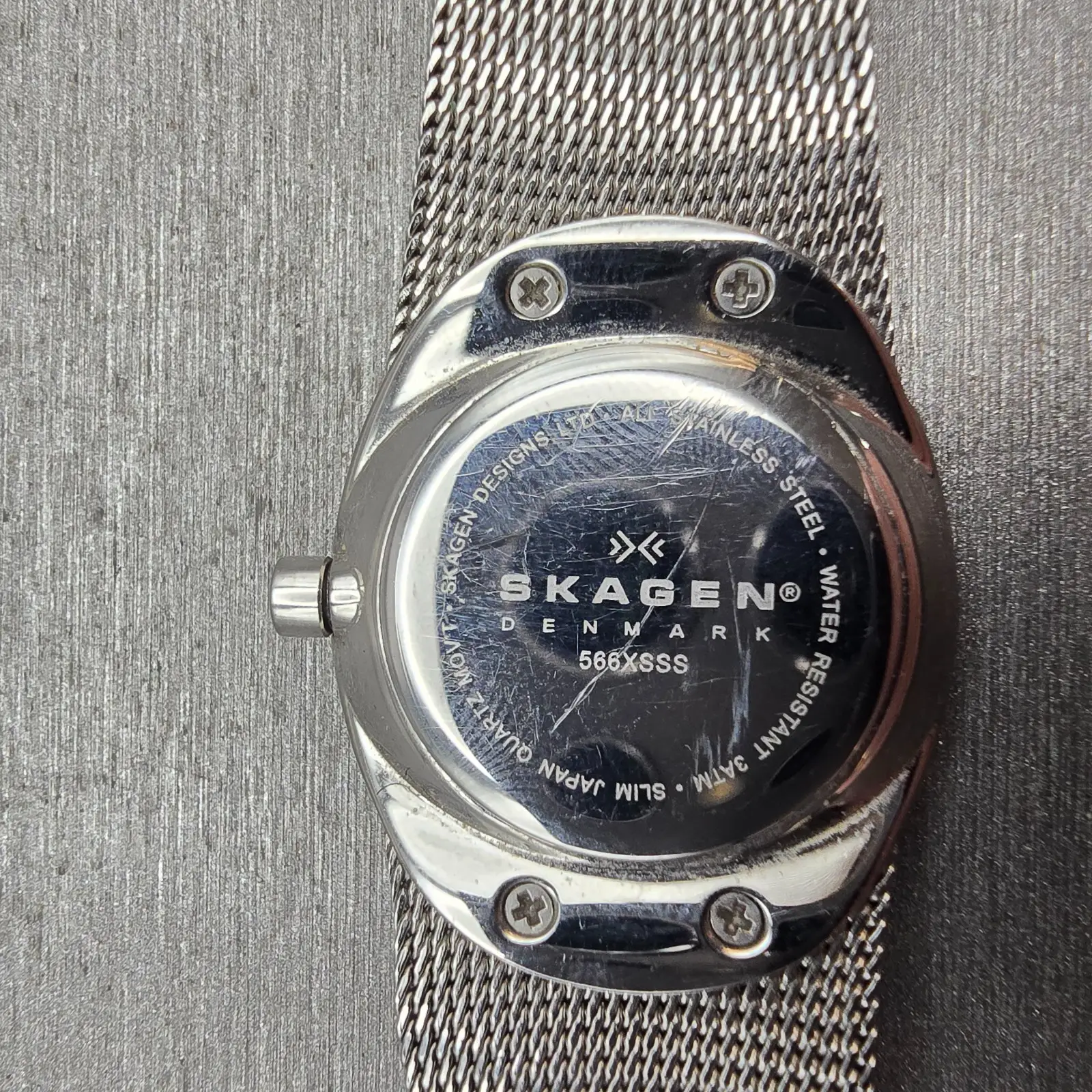 Skagen Watch Women 26mm MOP Dial Silver Tone Gemmed 566XSSS New Battery10