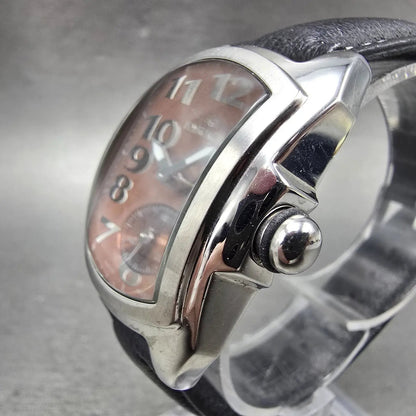 Invicta Lupha Watch Women 29mm Brown Dial Silver Tone Rectangle 2084 New Battery2