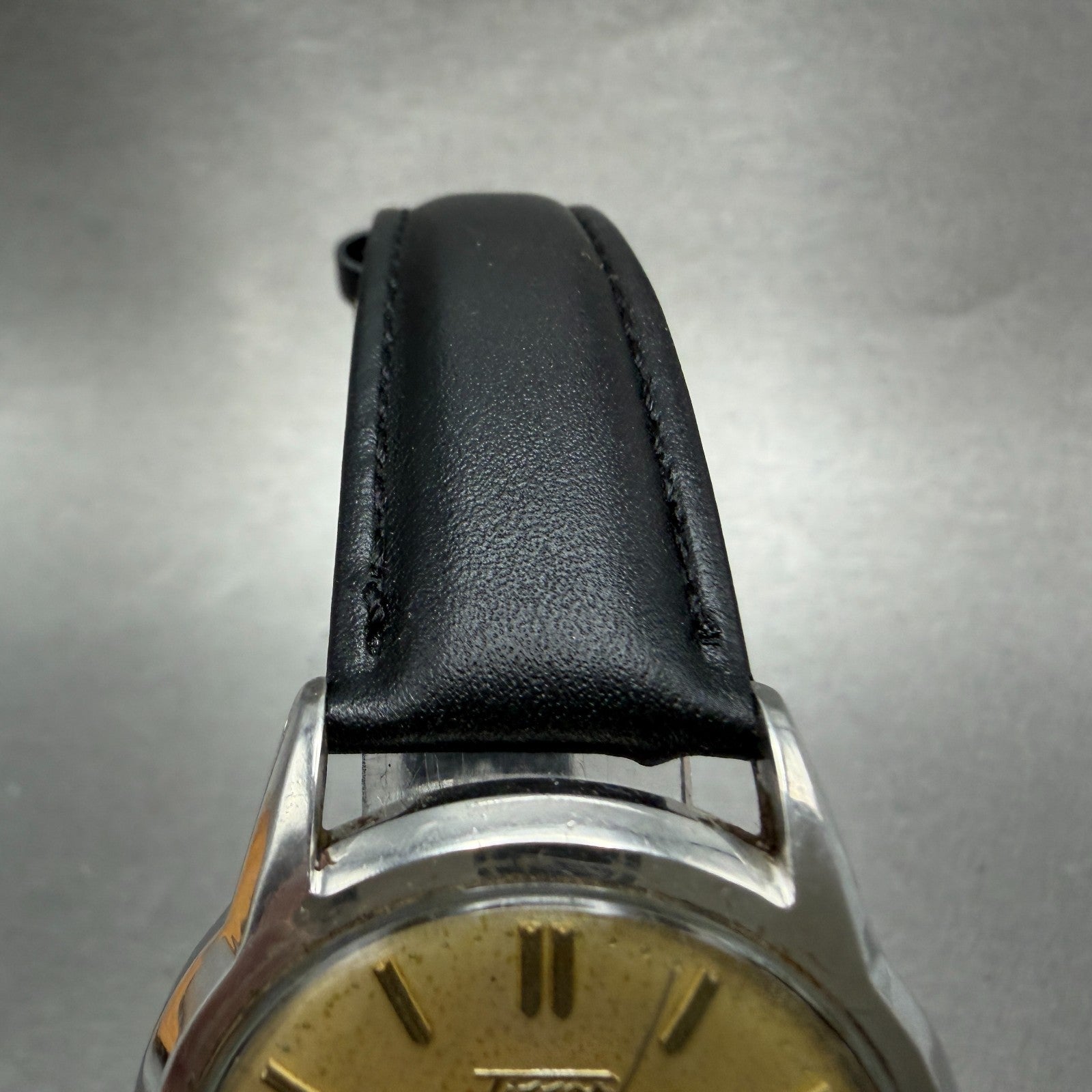 Tissot Seastar Watch Men 34mm Champagne Dial Silver Tone Round Manual Runs VTG4