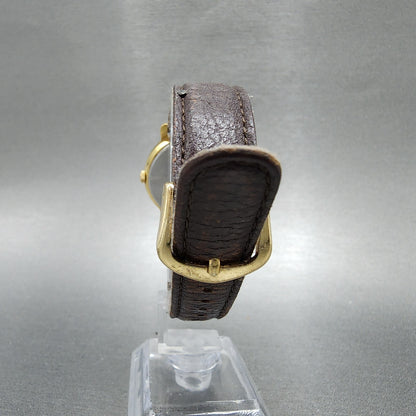 Seiko Avenue Watch Men 32mm White Dial gold Tone 2k236130 New Battery READ!!!!!7