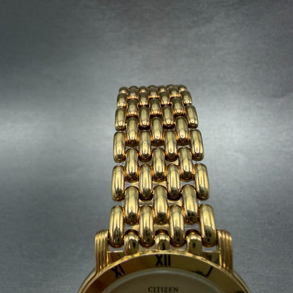 Citizen Elegance Watch Men 33mm Champagne Dial Gold Tone Round 4620-S25996 Runs4
