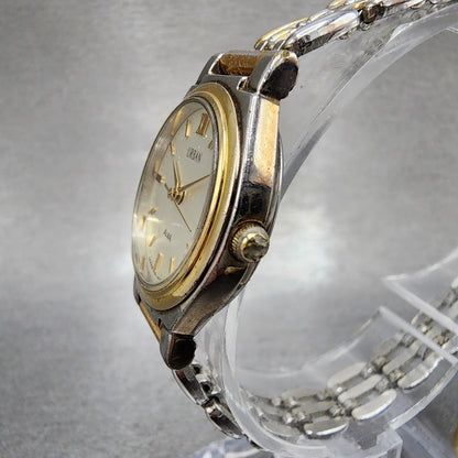 Seiko Alba Urban Watch Women 24mm Silver Dial Two Tone V7016460 New Battery2
