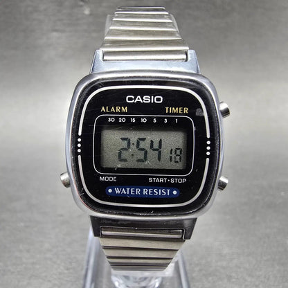 Casio Digital Watch Women 25mm Silver Alarm Chrono Daydate LA670W New Battery NQ0