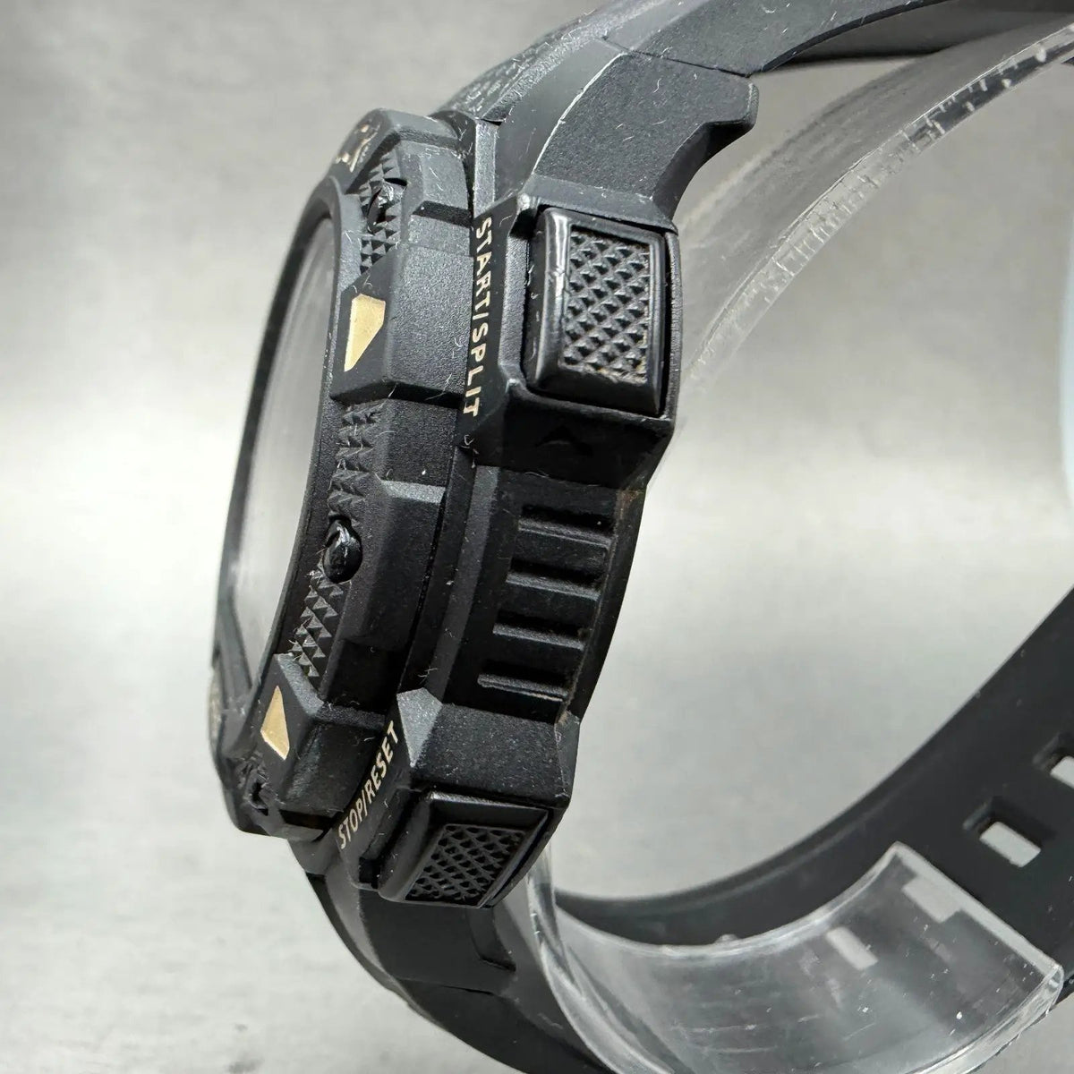 Timex Expedition Base Shock Watch Men 45mm Black Alarm Chrono Round New battery2
