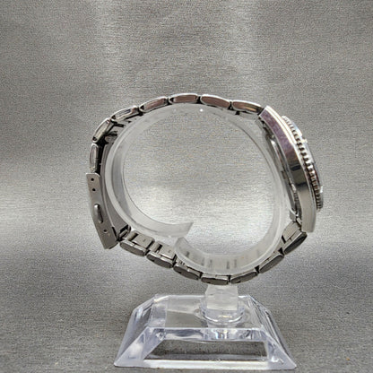 Casio Women Diver Watch Women 33mm Pink Dial Silver Tone Date LTD1035 New Batt8