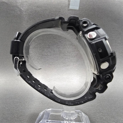 Casio G-Shock GAS-100 Watch Men 48mm Black Silver Analog Digital Solar Alarm9