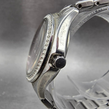 Citizen Silhouette Eco-Drive Watch Women 29mm Pink Dial Steel Date FE1140-86X JP2