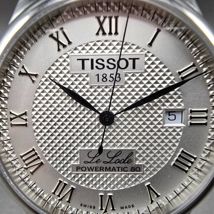 Tissot Le Locle Powermatic 80 Automatic Watch Men 39mm White Dial Steel Date1