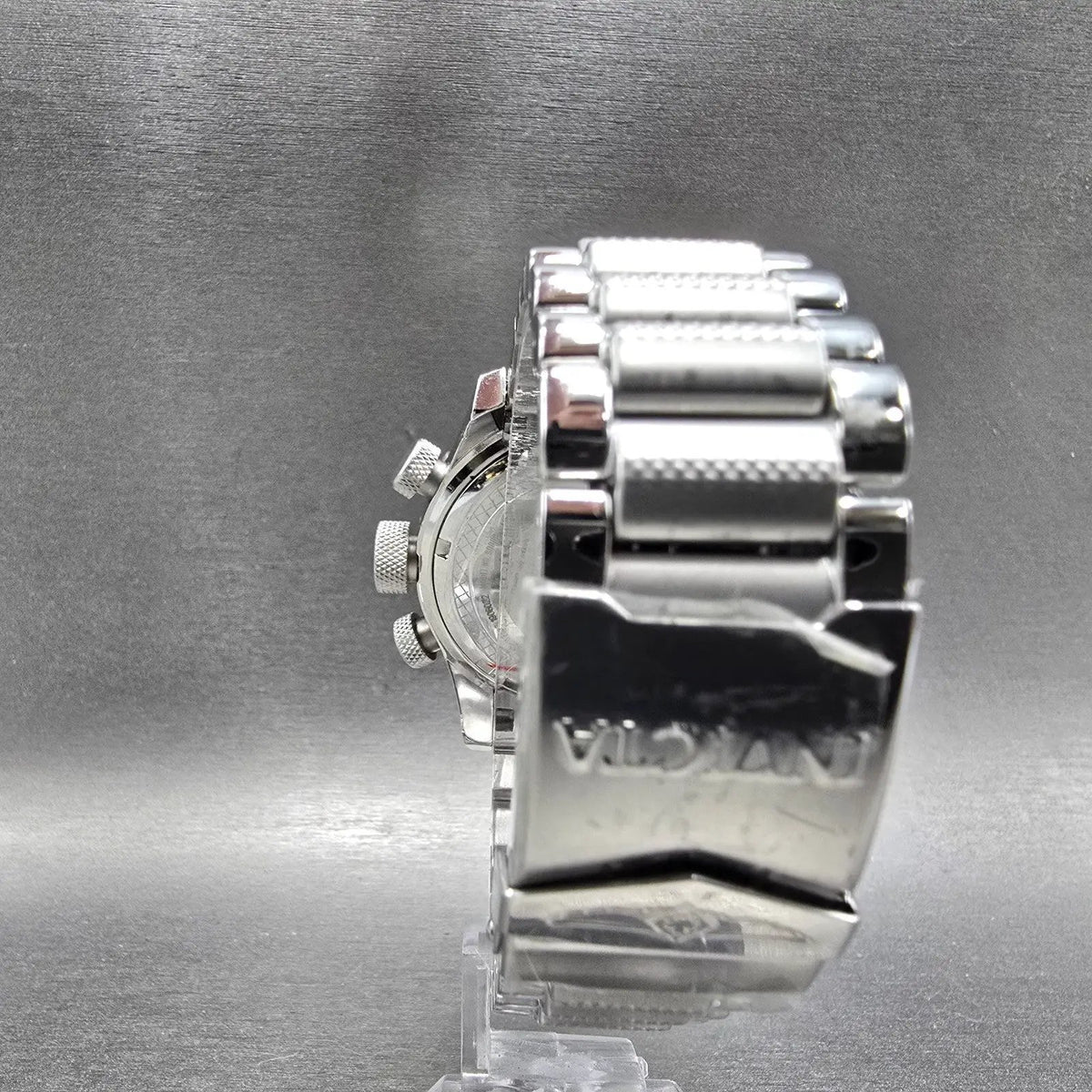 Invicta Reserve Bolt Chrono Watch Women 40mm MOP Dial Steel Date 90009 New Batt8
