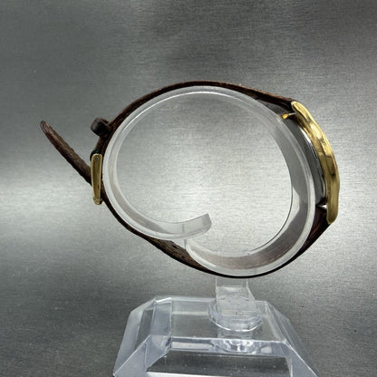 Seiko Watch Women 28mm Gold Dial Gold Tone Round 4N00-0720 New Battery Vintage8