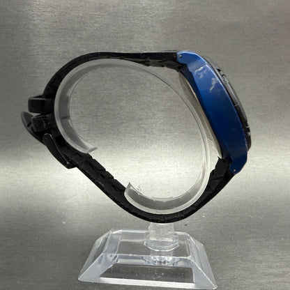 Tissot T-Touch Watch Men 47mm Black Blue Ana Digi Alarm Chrono New Battery W/Box9