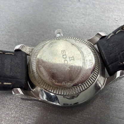 Edox Les Genevez Watch Women 26mm White Dial Steel Round 21155 New Battery9