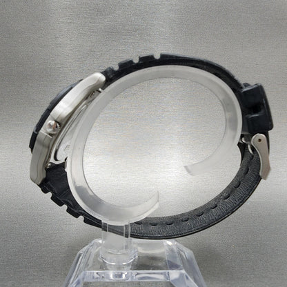 Citizen Q&Q Diver Watch Men 40mm Black Dial Gray Tone Solar Runs Round6