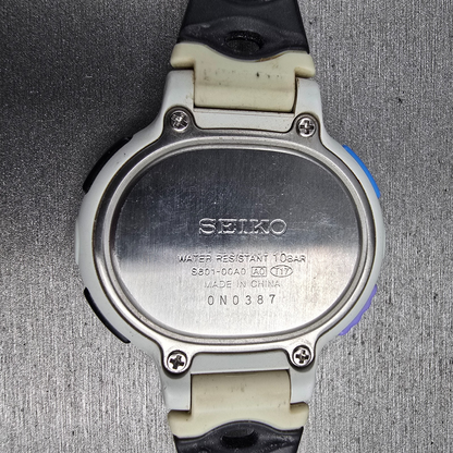 Seiko Prospex Super Runner Watch Women 40mm Black White S601-00A0 New Battery10
