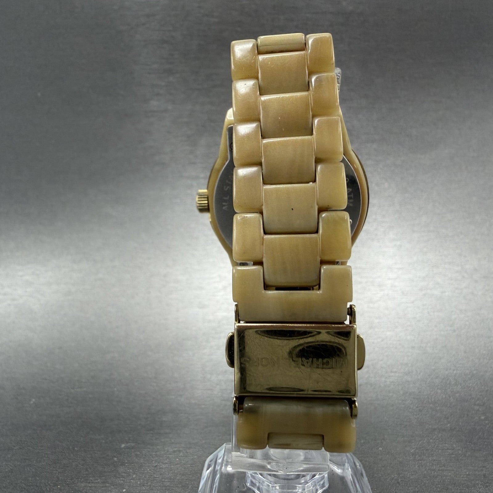 Michael Kors Jet Set Watch Women 37mm MOP Dial Gold Tone Daydate MK-5039 NewBatt7