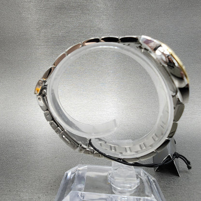 Bulova Sutton Watch Women 28mm White Dial Two Tone Round 98L277 New Battery8