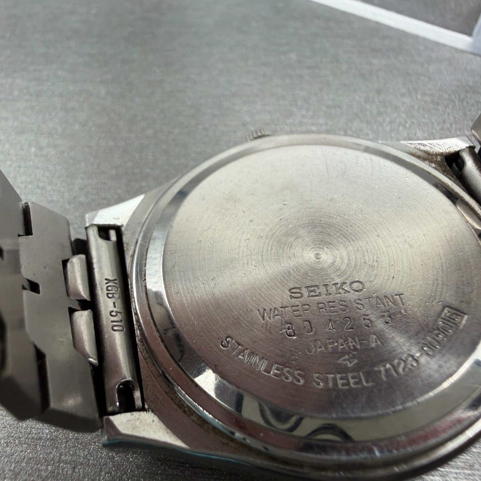 Seiko Type 2 Watch Men 35mm Blue Dial Silver Tone Daydate Round 71238090 Newbat9