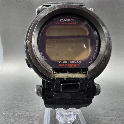 Casio G-Shock Rayman DW-9300 Watch Men 43mm Black Titanium Solar Chrono PARTS 906