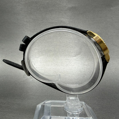 Seiko Watch Women 19mm Champagne Dial Gold Tone Oval 1421-5510 New Battery VTG 28