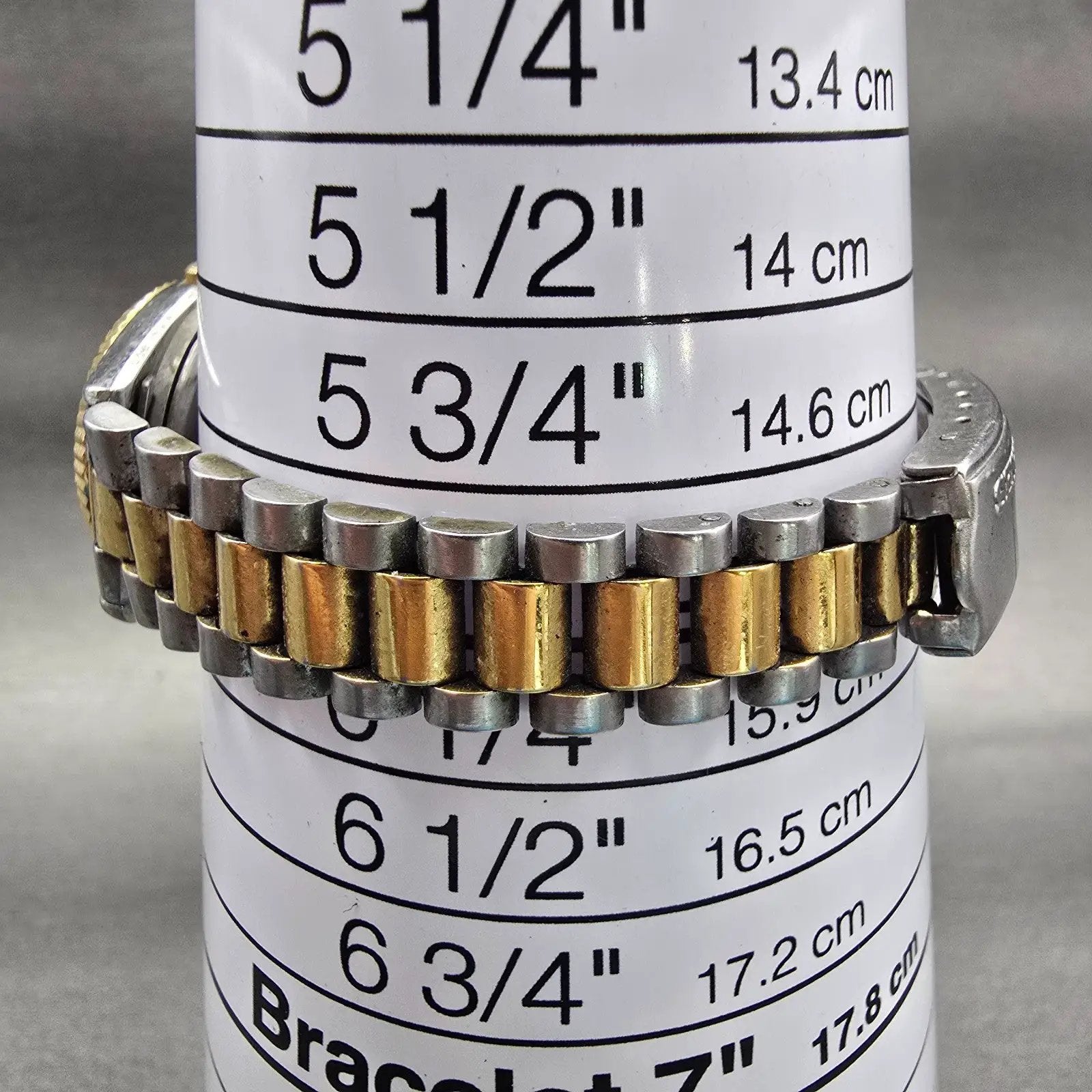 Seiko Watch Women 24mm Silver Dial Two Tone Daydate Round 7N83-0040 New Battery9