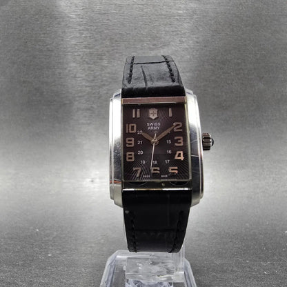 Victorinox Swiss Army Vivante Tank Watch Women 21mm Gray Dial Steel New BatteryL5