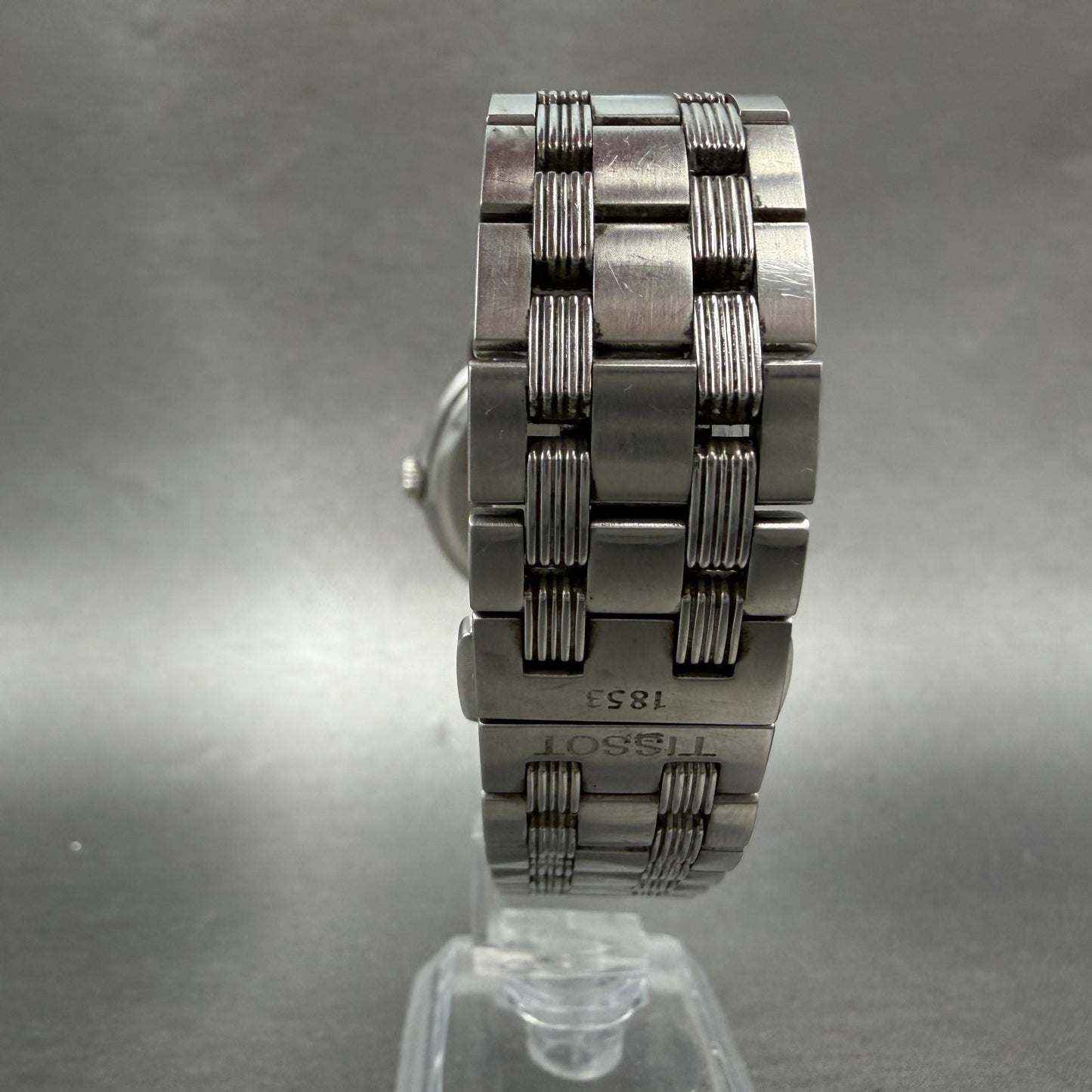 Tissot Automatic III Watch Men 39mm Black Dial Steel Daydate Round Runs W/Box8
