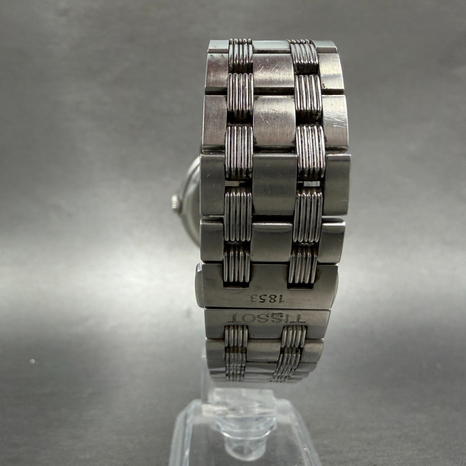 Tissot Automatic III Watch Men 39mm Black Dial Steel Daydate Round Runs W/Box8