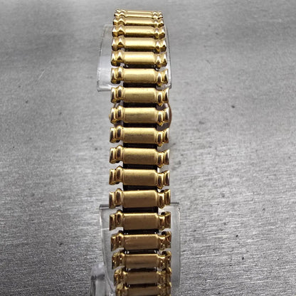 Seiko Watch Women 19mm Gold Dial Gold Tone Round 1N01-0E19 New Battery Vintage7