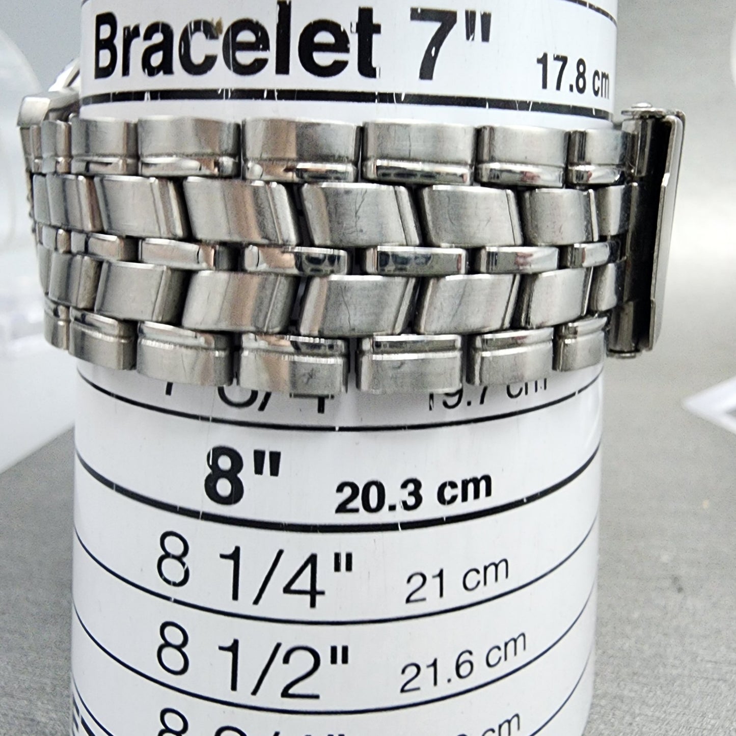 Croton Dive Watch Men 38mm Blue Dial Silver Tone Date Round New Battery10