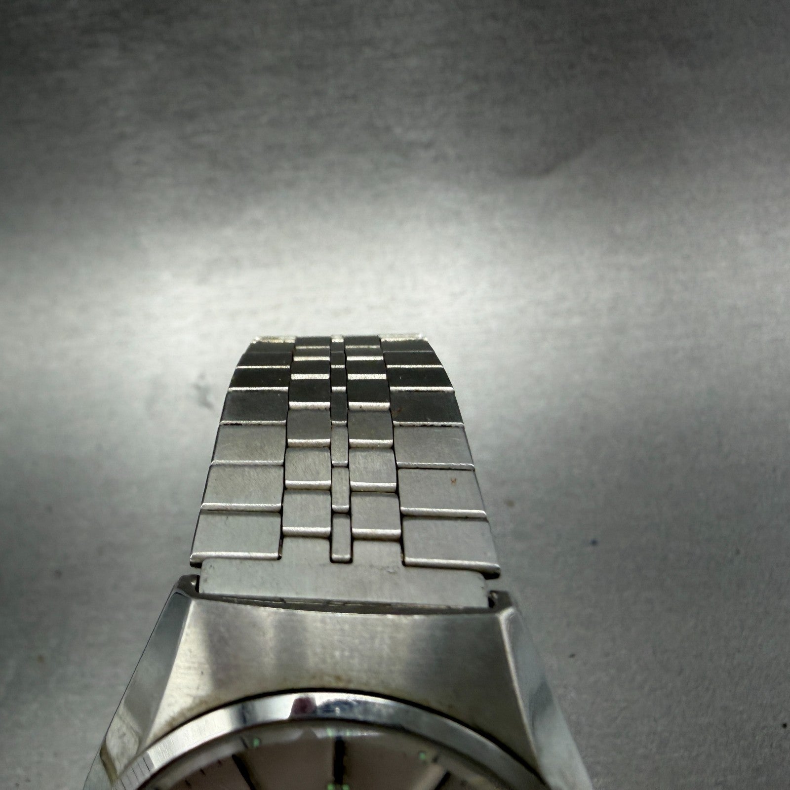 Citizen Crystron Watch Men 35mm Silver Dial Steel Daydate 4-730810 New Battery4