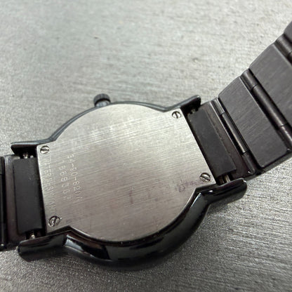 Movado Museum Watch 24mm Women Black Dial Black Tone Round 84-90-820A PARTS10