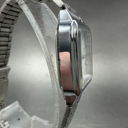Casio Tank Watch Women 19mm Silver Dial Silver Tone Rectangle LQ-332 New Battery3