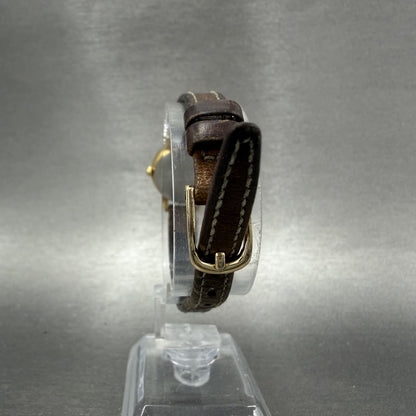 Seiko Watch Women 21mm Cream Dial Gold Tone Round 1N01-0E29 New Battery A7