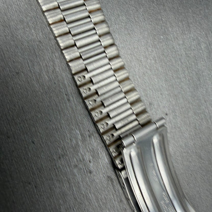 Seiko SQ Bracelet 18mm Stainless Steel Gold Tone Tri Folding Clasp Vintage Japan12