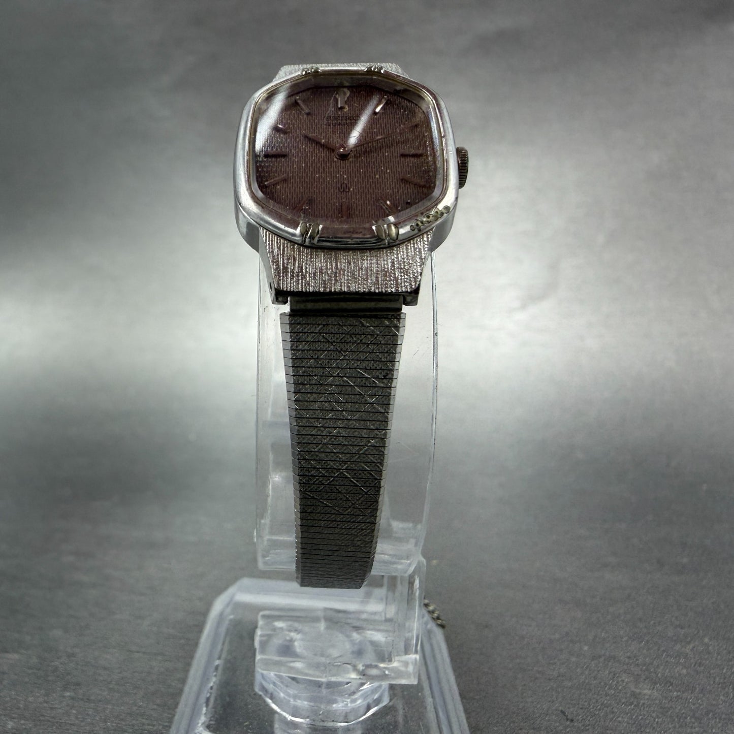 Seiko Watch Women 19mm Silver Dial Silver Tone Octagon 1400-5460 New Battery5