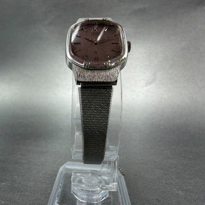 Seiko Watch Women 19mm Silver Dial Silver Tone Octagon 1400-5460 New Battery5