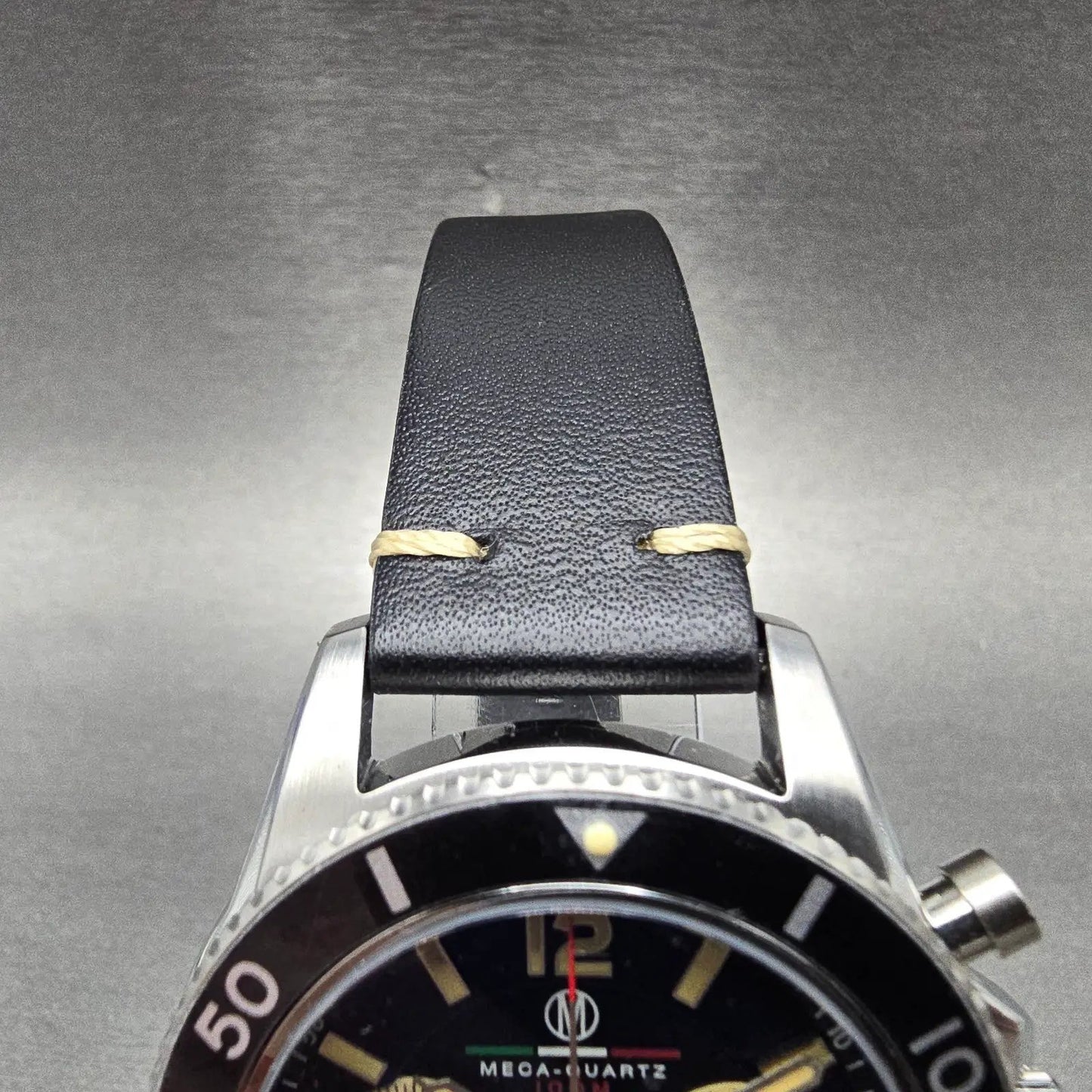 Dominatore Del Mare Patriota Chronograph Watch Men 42mm Black Dial Steel Date4