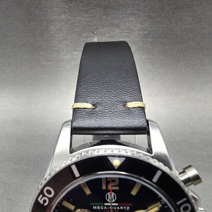 Dominatore Del Mare Patriota Chronograph Watch Men 42mm Black Dial Steel Date4