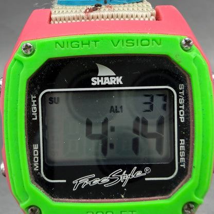 Freestyle Shark Watch Men 38mm Digital Pink Green Blue Alarm Chrono New Battery1