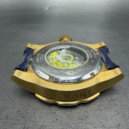 Invicta Pro Diver Exclusive Automatic Watch Men 51mm Blue Dial Gold 23505 PARTS8