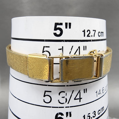 Seiko Watch Women 17mm Champange Dial Gold Tone Round 2C200149 New Battery10